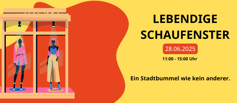 Lebendige Schaufenster