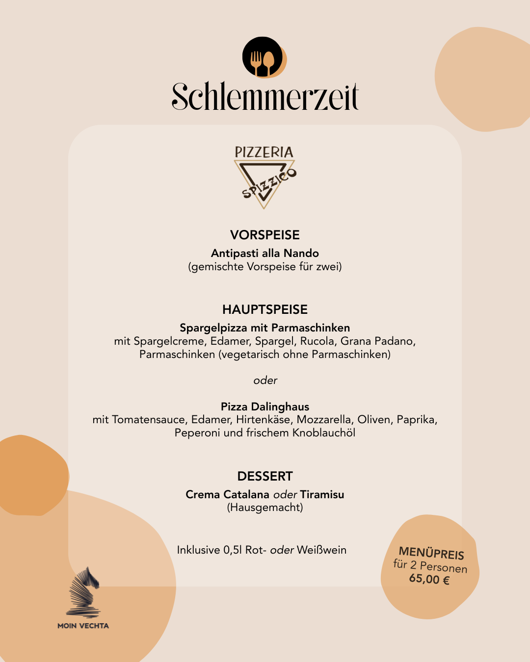 Spizzico Vechta Schlemmerzeit Menü