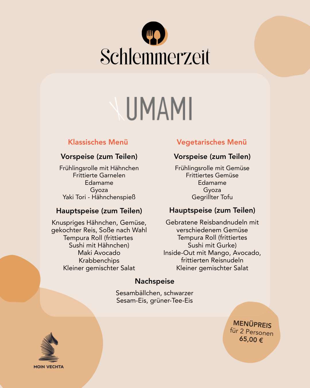 Umami Vechta Schlemmerzeit Menü